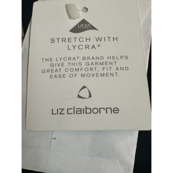 Liz Claiborne Women’s Lizsport Pants Size 12P Navy Blue Pants NWT - Picture 12 of 16